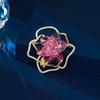 Temperamento elegante nuevo ramillete de alta gama al por mayor accesorios de ropa de otoño e invierno Camelia broche de flor de cristal de alta calidad