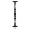 Pulseira de Metal Cravejada com Diamantes Duplo C Adequada para Apple iWatch 11ª Geração 10/987 Estilo Pequena Fragrância