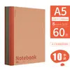 Paquete de 20 Cuadernos, Papelería para Estudiantes Universitarios, Cuadernos de Ejercicios A5 Espesos Tapa Blanda, Cuadernos Sencillos para Oficina