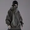 Suéter pullover casual de otoño nuevo para hombre, ropa con capucha holgada, Harajuku moderno, personalidad versátil, top suave y guapo