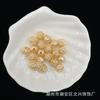 Cuentas Sueltas Redondas de ABS Perlado Doble Cara Color Rosa de 6-10mm para Joyería DIY Accesorios Cuentas para Pulsera Pegamento Crema