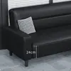 Sofá para Sala de Estar 2026 Modelo Nuevo Plegable Simple Apartamento Pequeño Sofá Cama de Negocios Multifuncional Simple Resistente a Arañazos de Gato Sofá de Cuero