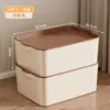 Caixa Organizadora para Uso Doméstico, Caixa Organizadora de Grande Capacidade sob o Guarda-Roupa ou Mesa no Quarto, Organizador Plástico Espessado e Conveniente para Armazenamento sob a Cama
