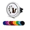 Clip de aromaterapia para coche de acero inoxidable 316L, clip para la boca de aire del coche, clip para perfume de coche, imán para perfume.