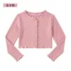 Ropa de baile para niñas, top cálido de manga larga para primavera y otoño, ropa de práctica de ballet, suéter de punto, chal pequeño de baile