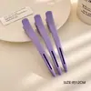 Pinzas de Pelo Coloridas que No Marcan para Mujeres, Especializadas para Maquillaje, Lavado de Cara y Peinado, Pinzas de Pato para Uso Lateral, Pinzas para Flecos de Salón de Belleza, Pasadores