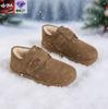 Zapatos de Algodón para Mujer, Forrados de Borrego para Invierno, Tacón Ultra Alto, Botas de Nieve Planas, Zapatos Casuales Planos de Punta Redonda, Transfronterizos, a Prueba de Frío y Cálidos