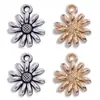 Venda Quente Transfronteiriça Flor Margarida Pequeno Pingente DIY Liga Acessórios de Joias Colar Pulseira Chaveiro Decoração Pingente