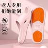 Sandalias de Verano para Hombre Mayor Sandalias de Interior y Exterior Baño Ducharse Sandalias Frescas para Mujer Mujeres Embarazadas Zapatos Planos PVC Resistente al Desgaste Agarre Fuerte