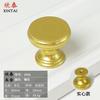 Maçaneta de bola redonda de cobre simples luxo leve para porta de armário de guarda-roupa maçaneta de gaveta de mesa de cabeceira preta furo único pequena maçaneta
