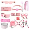 Juguetes sexuales para adultos Jiuai, accesorios SM, juguetes sexuales para parejas, bondage, látigo de cuero, tapón anal, entrenamiento del amor y provocación