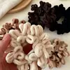 Elástico de Cabelo de Pelúcia Estilo Coreano, Elástico para Coque de Estudante Estilo Ins, Faixa Elástica para Cabelo, Acessório de Cabelo, Elástico