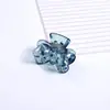 4,5cm Médio Transparente Estampa de Leopardo Laço de Amor Presilha de Cabelo Shark Clip Feminino Grampo para Meio Rabo Venda Quente Transfronteiriça Grampo de Cabelo