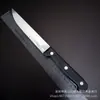 Cuchillo de comedor con mango de plástico negro de 1,2 pulgadas, cuchillo de fruta de tres filos, cuchillo de cocina multifunción, pelador, cuchillo de fruta de dos yuanes.