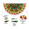 2026 Nova Bandeira Semicircular de Natal Amazon Decoração de Feriado Transfronteiriça Bandeira Personalizada de Natal em Forma de Leque