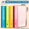 Cuaderno Deli Grande Ancho Inalámbrico Encuadernado Bloc de Notas de Oficina Copia Blanda Estudiante Diario de Línea Horizontal Ancha
