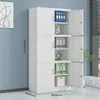 Archivador metálico para oficina, archivador de documentos, archivador de acero, archivador de vales, casillero de almacenamiento para el hogar con cerradura, gabinete rodante
