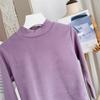 Camisa Base Gola Alta Grossa de Cashmere Infantil para Meninas e Meninos, Gola Meia-Alta, Top Quente de Outono e Inverno para Crianças Maiores, Roupa Íntima Estilosa