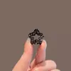 Presilha de Strass Estrela de Cinco Pontas, Mini Presilha Pequena e Requintada para Franja, Presilha Lateral, Presilha de Cabelo de Princesa para Testa, Acessório de Cabelo Pequeno para Mulheres