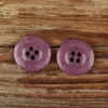 Design de Nicho Suave Rosa-Roxo com Bordas Largas Côncavas, Estilo Artístico e Fresco, Decoração com Botão de Fruta Natural