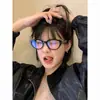 Óculos de Sol da Moda Europeia e Americana para Mulheres, Estilo Cat-Eye, Sensação de Luxo, Escolhas de Influenciadores do Tiktok, Óculos de Sol da Moda com Proteção UV para Homens