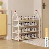 Sapateira multicamadas para uso doméstico, sapateira estreita para a entrada, armário de entrada, sapateira para a entrada do dormitório, armário de armazenamento e prateleira