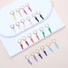 Pendientes de Gota de Aceite de Chile Coloridos Transfronterizos Europeos y Americanos, Pendientes de Lujo Ligero de Gama Alta, Accesorios para Orejas de Bricolaje a la Moda y Personalizados para Mujeres