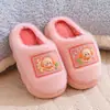 Novas Pantufas de Algodão de Inverno 2026 para Meninas, Design de Desenho Animado, Pelúcia Espessa, Quente, para Uso em Casa, Dropshipping Disponível
