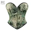 Corsé strapless jacquard vintage francés con ballenas para dar forma, control de abdomen, para fotografía callejera y citas, top moldeador exterior