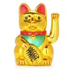 Figura de Gato de la Fortuna de Varios Tamaños para Decoración del Hogar, Regalo, Gato Eléctrico que Mueve la Pata para Apertura de Nueva Tienda, Inauguración de Casa, Gato Grande que Atrae el Dinero