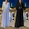 Transfronterizo transfronterizo 2023 verano compra rápida Europa y Estados Unidos nuevo color liso moda cuello en V manga larga camisa pantalones de pierna ancha con lentejuelas