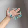 Colar Personalizado e Fashion com Design em Camadas, Colar Combinando com Roupas de Estilo Festivo, Corrente de Clavícula com Franja de Flor