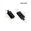 Piso de madera plástico hebilla de plástico tipo T accesorios madera plástico sujetadores de plástico para piso tornillos de cabeza pequeña de acero inoxidable 6 mm