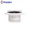 Salida de aire de plástico VPPR Salida de aire redonda de plástico ABS Rejilla de ventilación