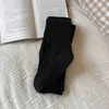 Calcetines para Niños 2025 Otoño e Invierno Nuevo Estilo Forro Polar Cepillado Medias para Niñas Color Puro Cálido Placa Ligera Calcetines Base para Niñas