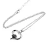 Joyería Transfronteriza Europea y Americana, Collar de Moda con Huella de Patita de Perro, Colgante de Corazón Hueco con Huella de Pie, Suministro Mayorista de Aliexpress