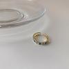 Estilo K Ins Anillo de Dedo Índice Abierto de Ojo de Gato de Metal de Estilo Nicho Retro Elegante de Moda Anillo de Moda para Mujer