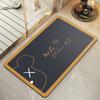 Alfombrilla de baño, alfombrilla suave absorbente de tierra de diatomeas, secado rápido, antideslizante, resistente al desgaste, felpudo lujoso para inodoro.