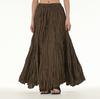 Elegante Falda Arrugada Drapeada 2025 Transfronteriza Nueva Talla Grande para Mujer Look Adelgazante Holgado Falda Oversized