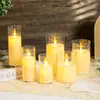 Vela LED Recargable 220V con Oscilación Digital, Luz Ambiental Romántica Cálida Creativa para Boda, Bar, Fiesta