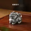 Manejo de Jirafa Mascota de Té Juego de Té Relieve Estéreo Adornos Artesanías Regalos Creativos-X