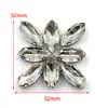 Cadena de Pedrería Super Brillante Autoadhesiva Pegamento Termofusible Flor de Diamante Accesorios para Joyería DIY Partes de Decoración para Vestido de Novia Falda Vestido de Hombro