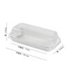 Caja de Empaque en Rollo Piel de Tigre Transparente Caja para Pastel Mei Niang Nieve Anti-niebla Blíster Fines de Cerdo Pastel Redondo Empaque