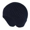 Gorro de Inverno Baotou Masculino e Feminino Proteção Auricular Forrado Lã Gorro à Prova de Vento para Montaria Exterior Quente Elástico Gorro de Tricô para Esqui