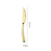 Cuchillo para filete, tenedor, cuchara de acero inoxidable 304, juego de cubiertos para envío directo transfronterizo, cuchara para postre, pulido espejo personalizado