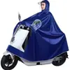 Capa de chuva à prova d'água para ciclismo para duas pessoas, para homens e mulheres, poncho de chuva para uma pessoa para bicicletas elétricas, patinetes elétricos para adultos e motocicletas, extra grande e espessado