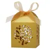 Árbol de la Vida Transfronterizo Caja de Dulces Láser para Boda Árbol Grande Azul Claro Caja de Dulces Fiesta Festiva Yiwu Caja de Dulces al por Mayor