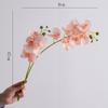 Flor Artificial Phalaenopsis Shumen Flor Falsa Orquídea Decorações para Sala de Estar Quarto Ornamentos para Arranjo de Flores Phalaenopsis Curta de Mesa
