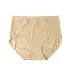 Pantaletas de Puro Algodón Jacquard para Tallas Grandes, Control de Abdomen de Cintura Alta, para Mujeres de Tallas Grandes, de Mediana Edad y Mayores, Talla Grande, Ajustadas a la Cadera, con Refuerzo de Puro Algodón