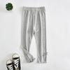 Leggings de Verano, Color Sólido con Lazo, Ropa Delgada para Niños, Pantalones de Nueve Puntos, Alta Elasticidad, Pantalones para Niñas Estilo Coreano